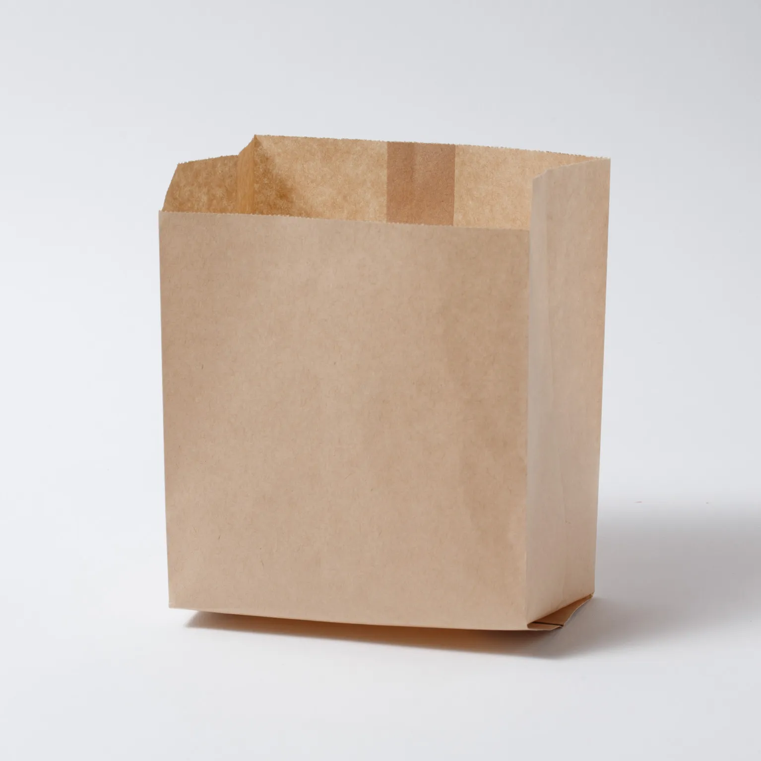 耐油紙マチ付袋 未晒無地 (小) 120×70×160+13 100枚 : パン袋