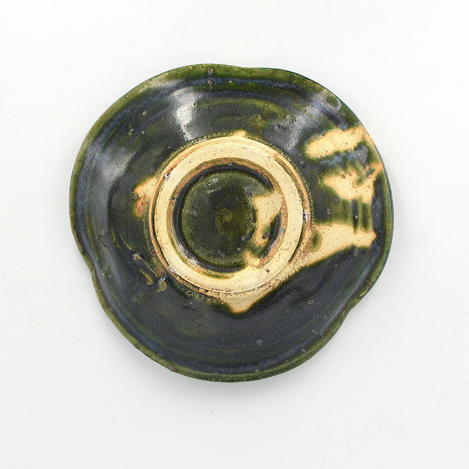 和食器 織部焼 四方 銘々皿 8客 在銘 C 7042 DSC_1226.jpg 織部焼き