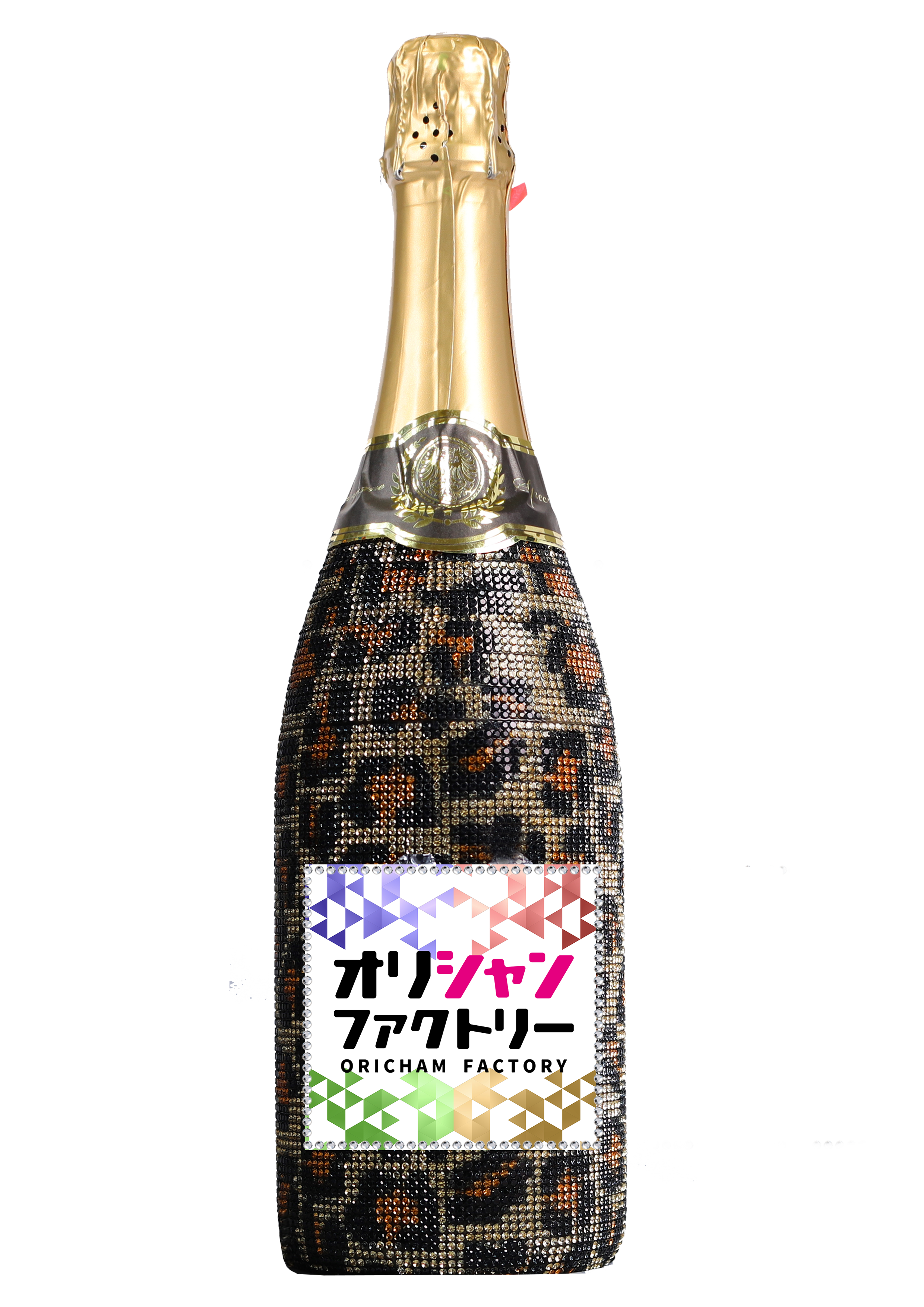 全面キラキラボトル+ラベル付き【オリシャン】 | オリシャンファクトリー