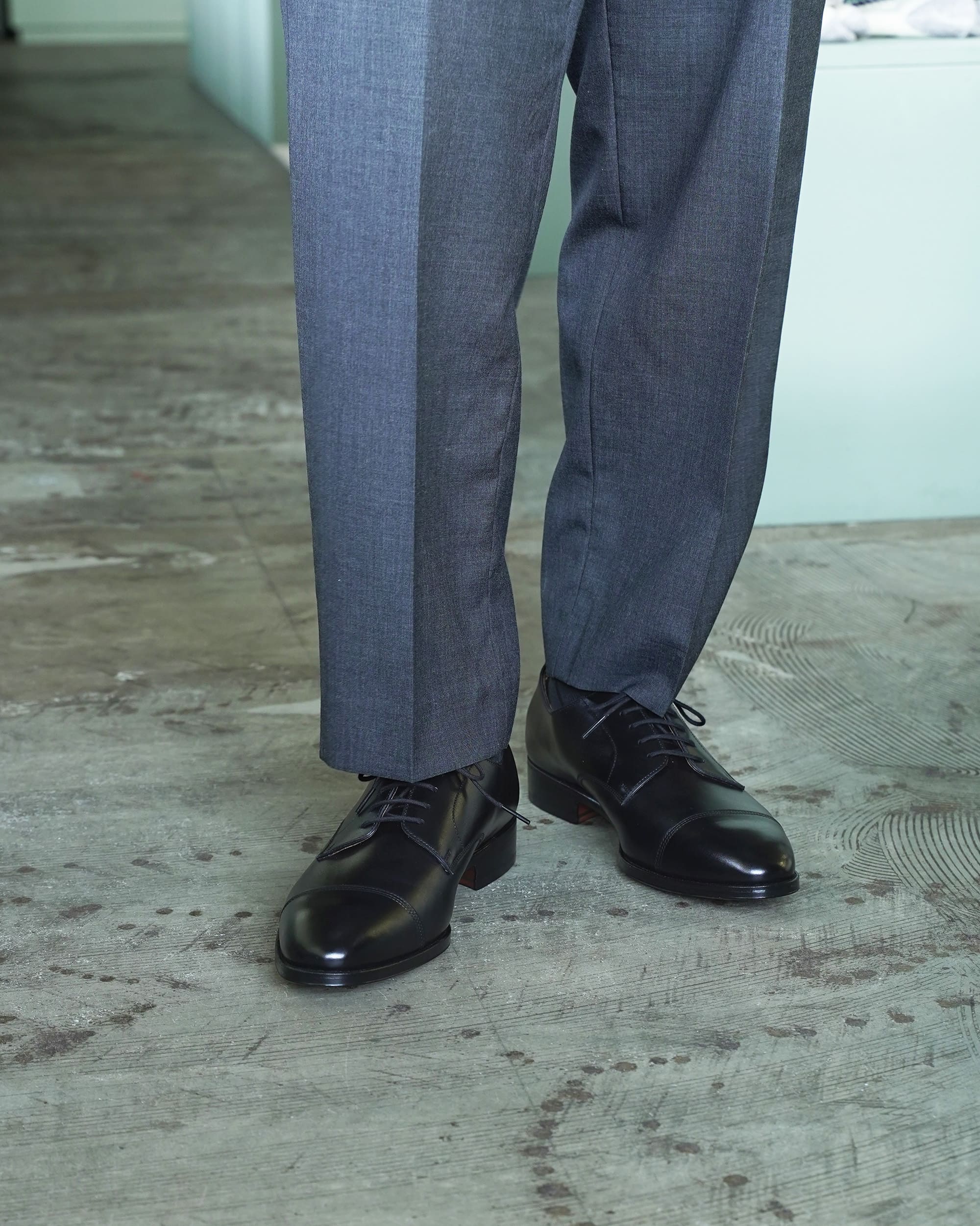 ORIENTAL オリエンタル 3120 cap toe derby Black (FG-3120) ドレス