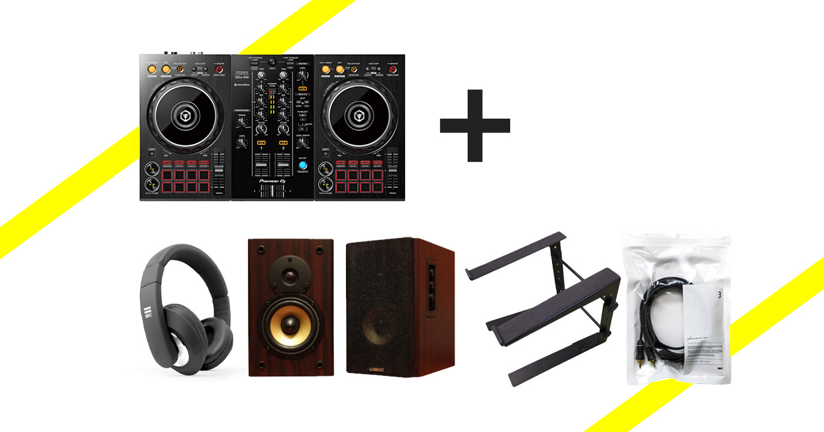 Pioneer DJ DDJ-400 CR3 スピーカーセット Pioneer DJ DDJ-400 CR3