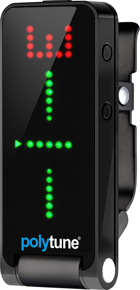 超コンパクトなのに超賢いチューナー】TC ELECTRONIC POLYTUNE CLIPの