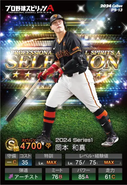 プロ野球チップス プロスピA ノーマルカード コンプリート 47枚