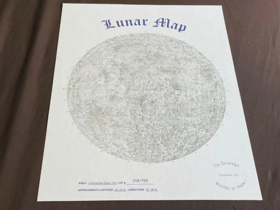 2700円であなたも月の土地オーナーに？分譲中の月の土地を1エーカー