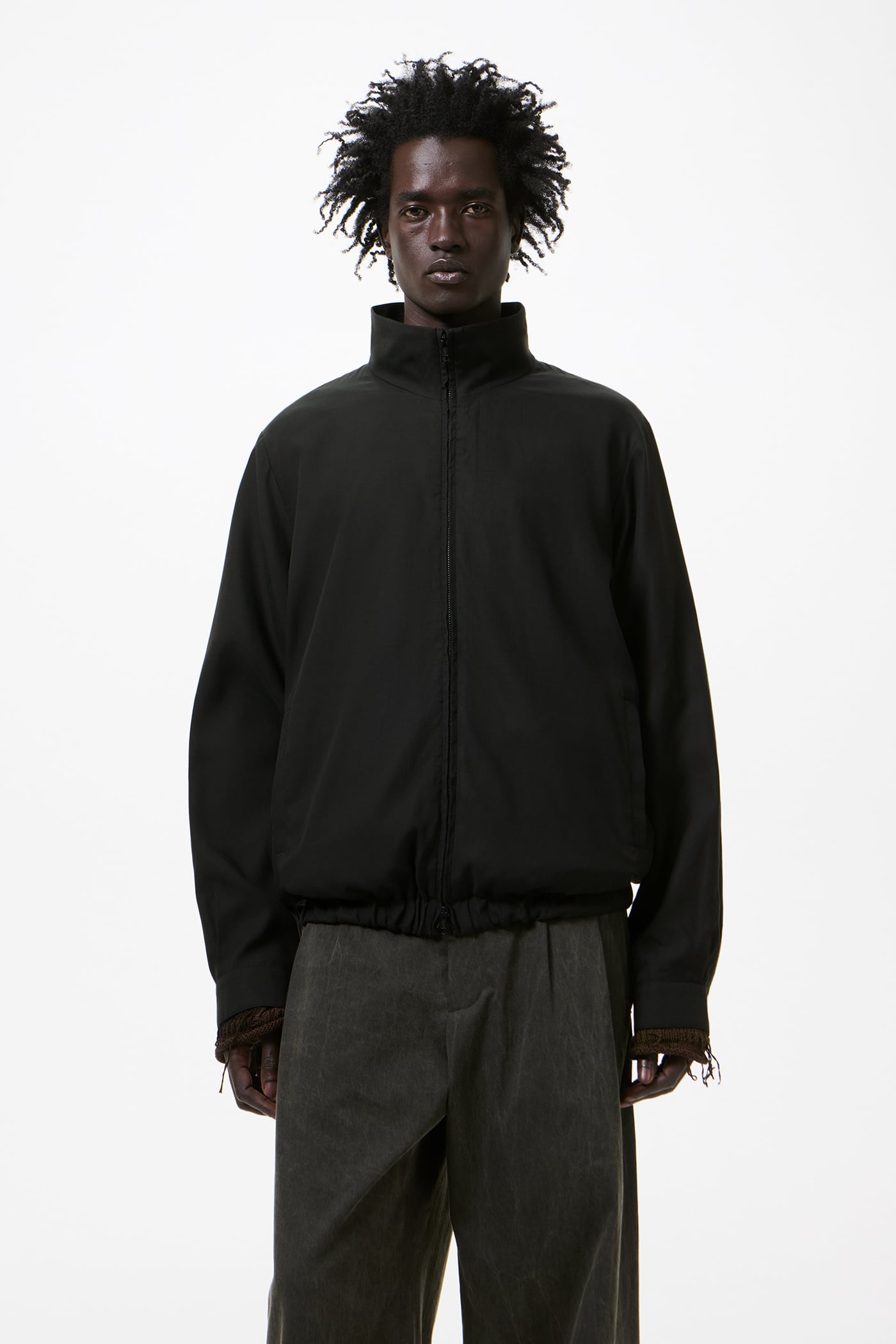 Our Legacy - Casino Jacket Still Black Calm Cupro Cotton