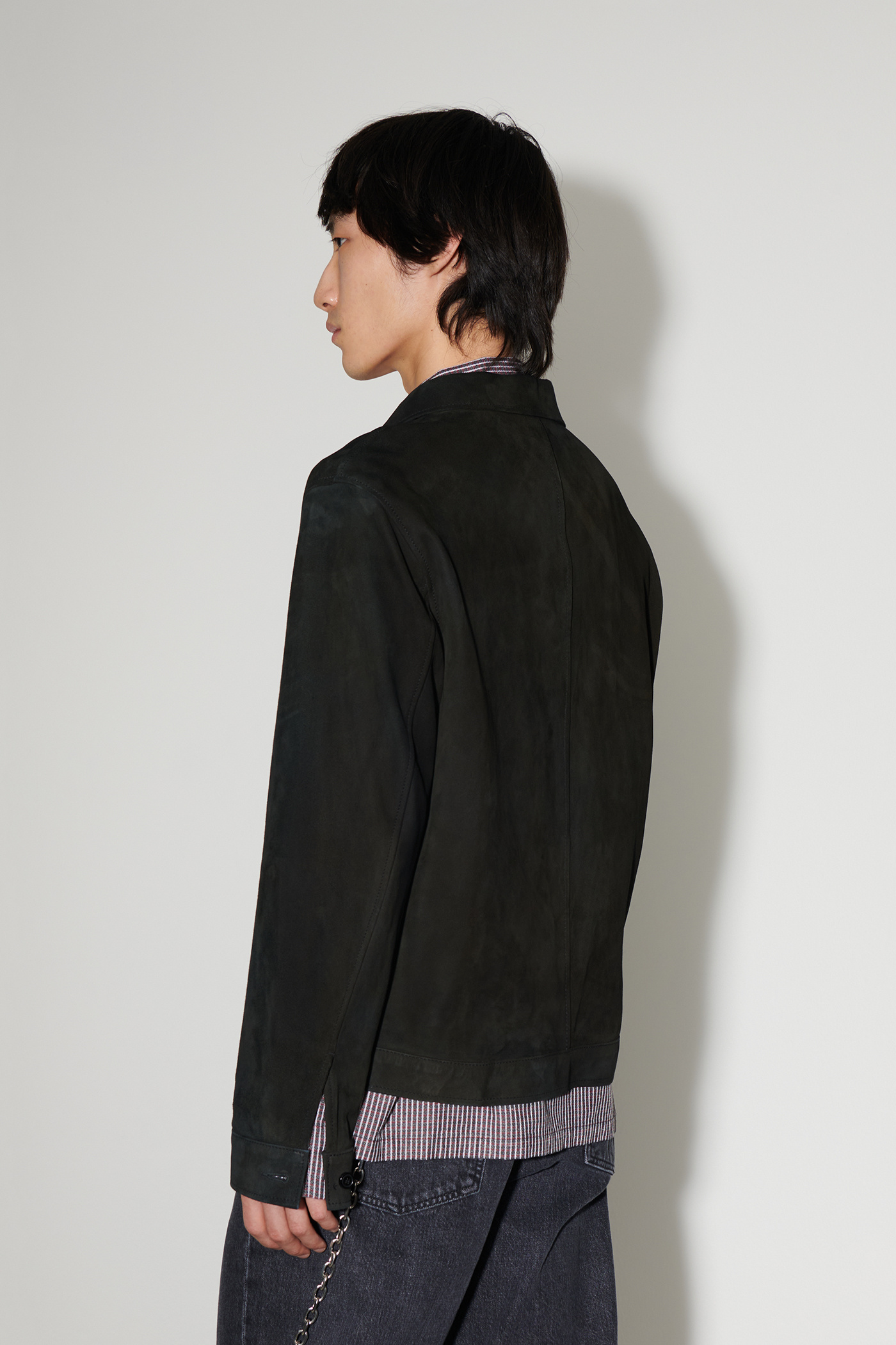 Our Legacy - Reincarnation Suede Shirt Black Suede