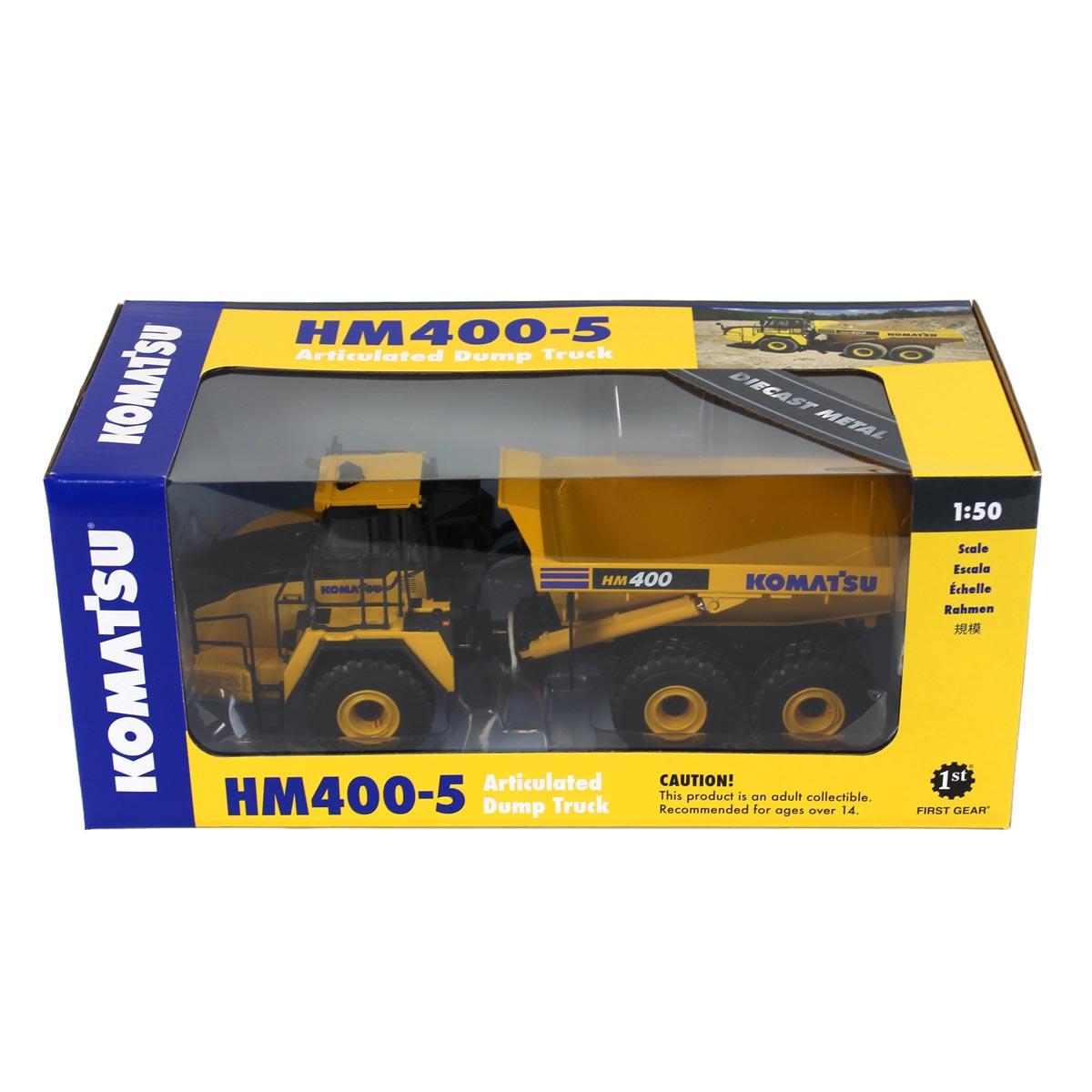 1/50 Komatsu HM400-5 Articulated Dump Truck by First Gear