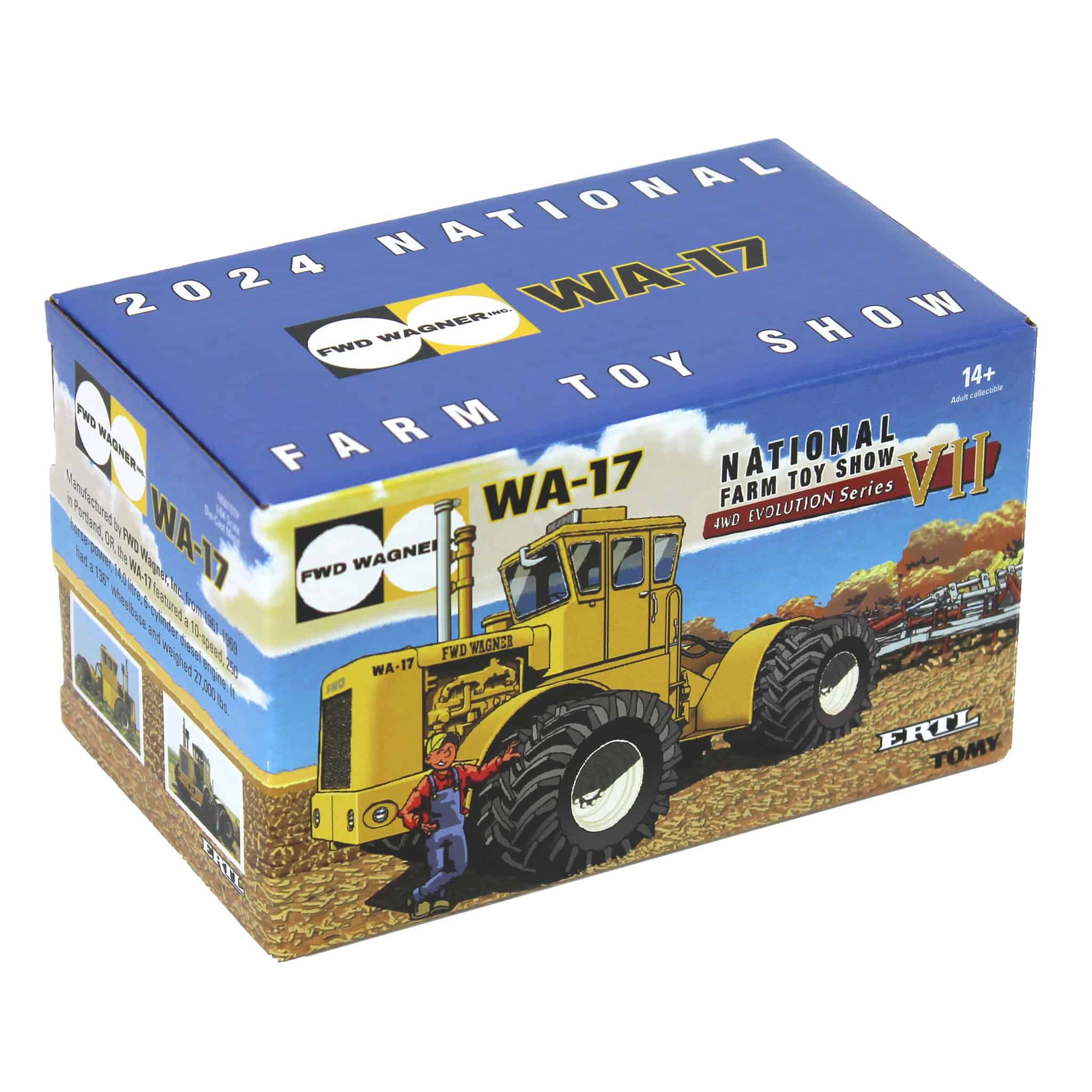 Orange Chase Unit ~ 1/64 Wagner WA-17 Tractor, 2024 National Farm