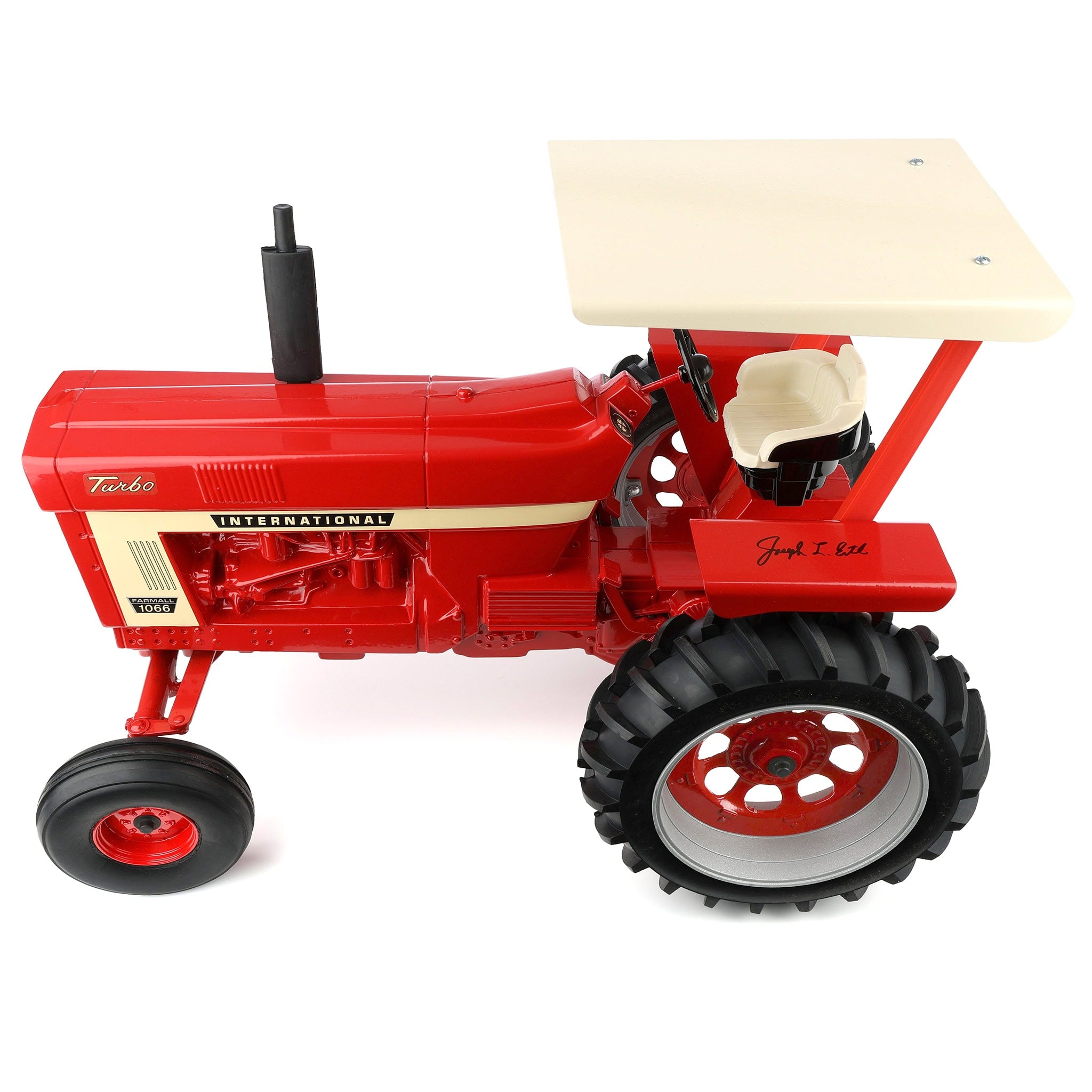 Signed by Joe Ertl ~ 1/8 International 1066 Tractor with Wide