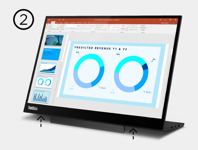 ThinkVision 14 inch Portable Monitor - M14d | 63AAUAR6US | Lenovo US