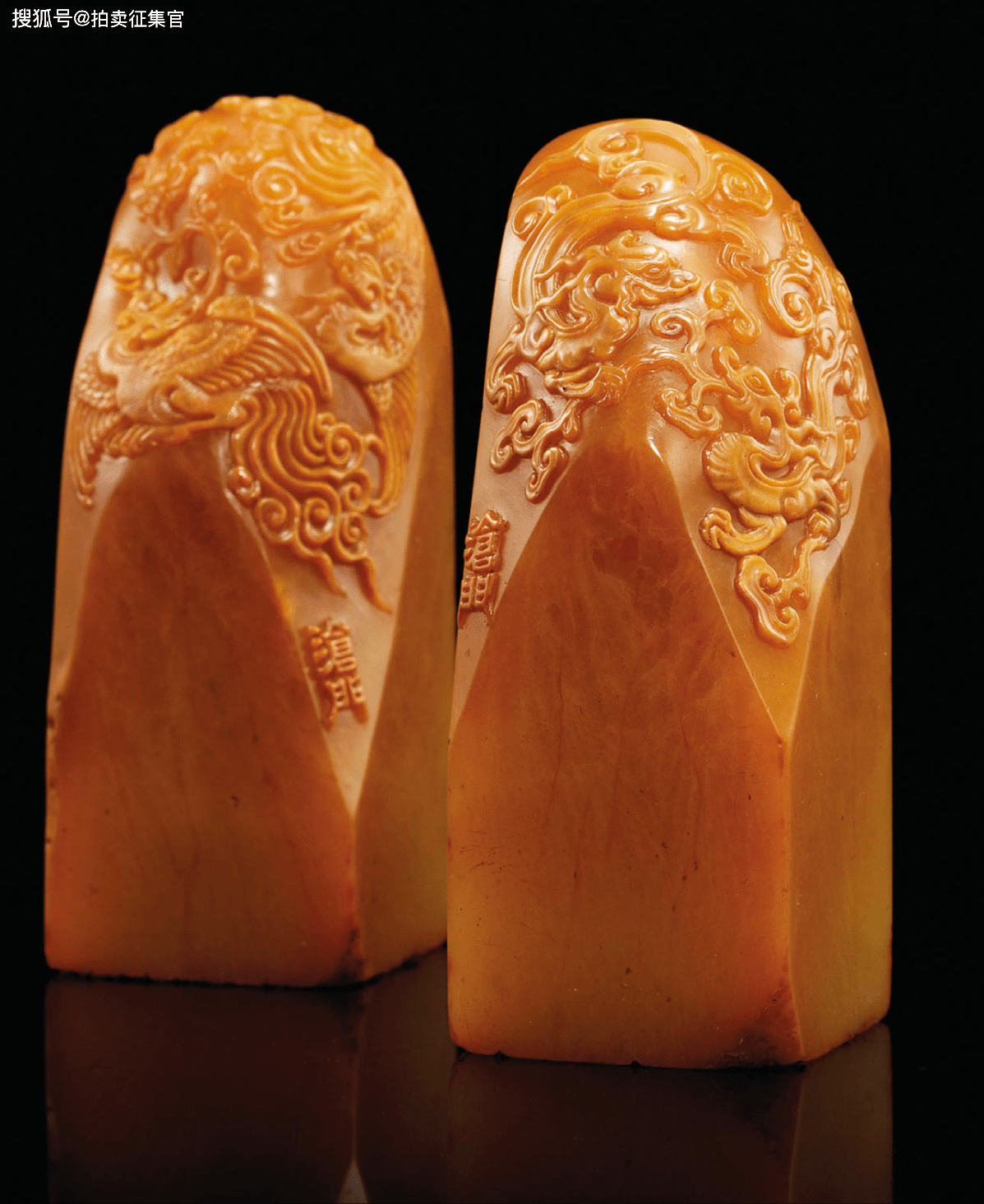 骨董品】龍紋指輪 乾隆在銘 中国美術 美品