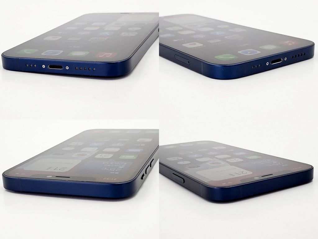 Cランク】SIMフリー iPhone12 128GB ブルー MGHX3J/A A2402