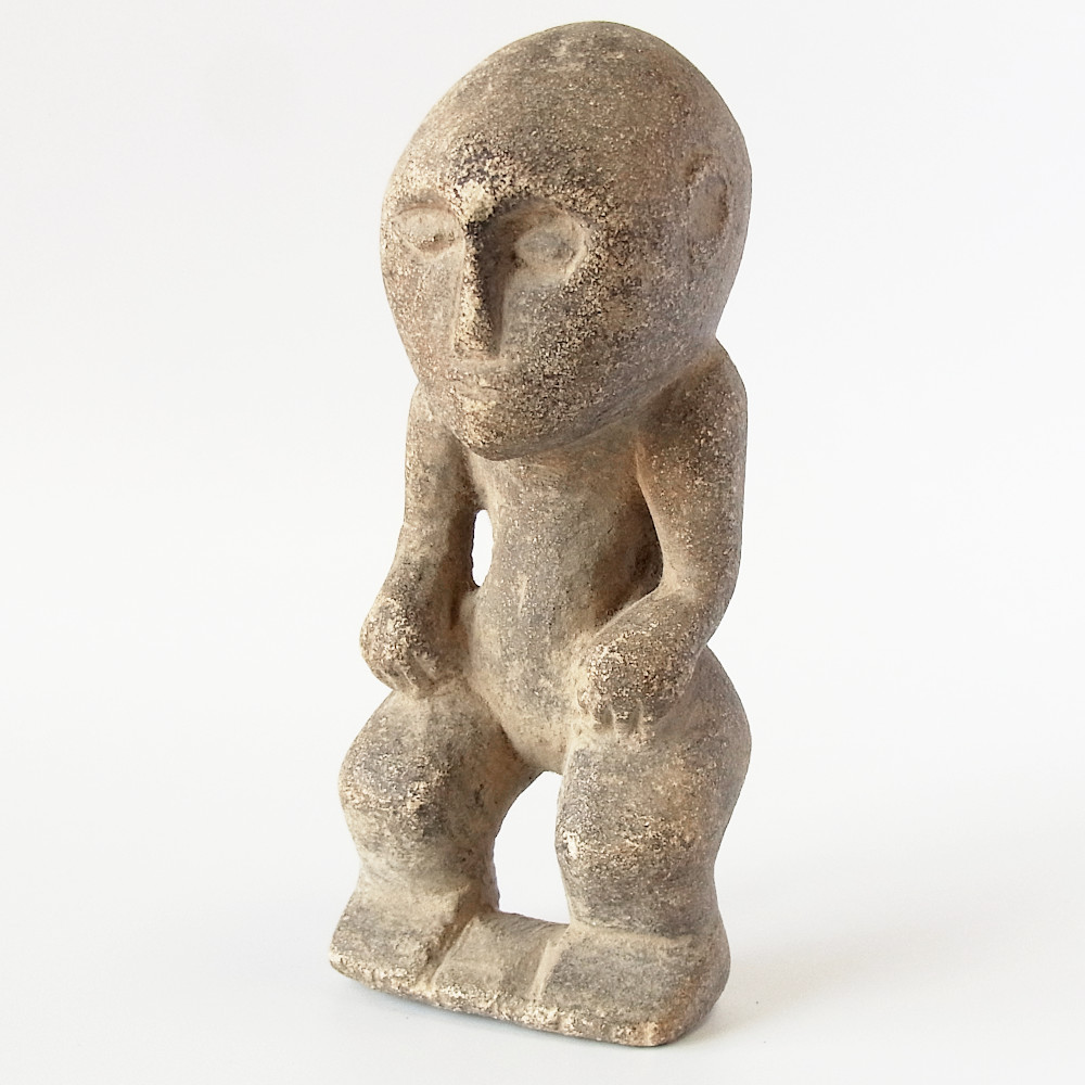 呪物 インドネシア ボルネオ島 木彫り 彫刻 アイアンウッド 置物 部族