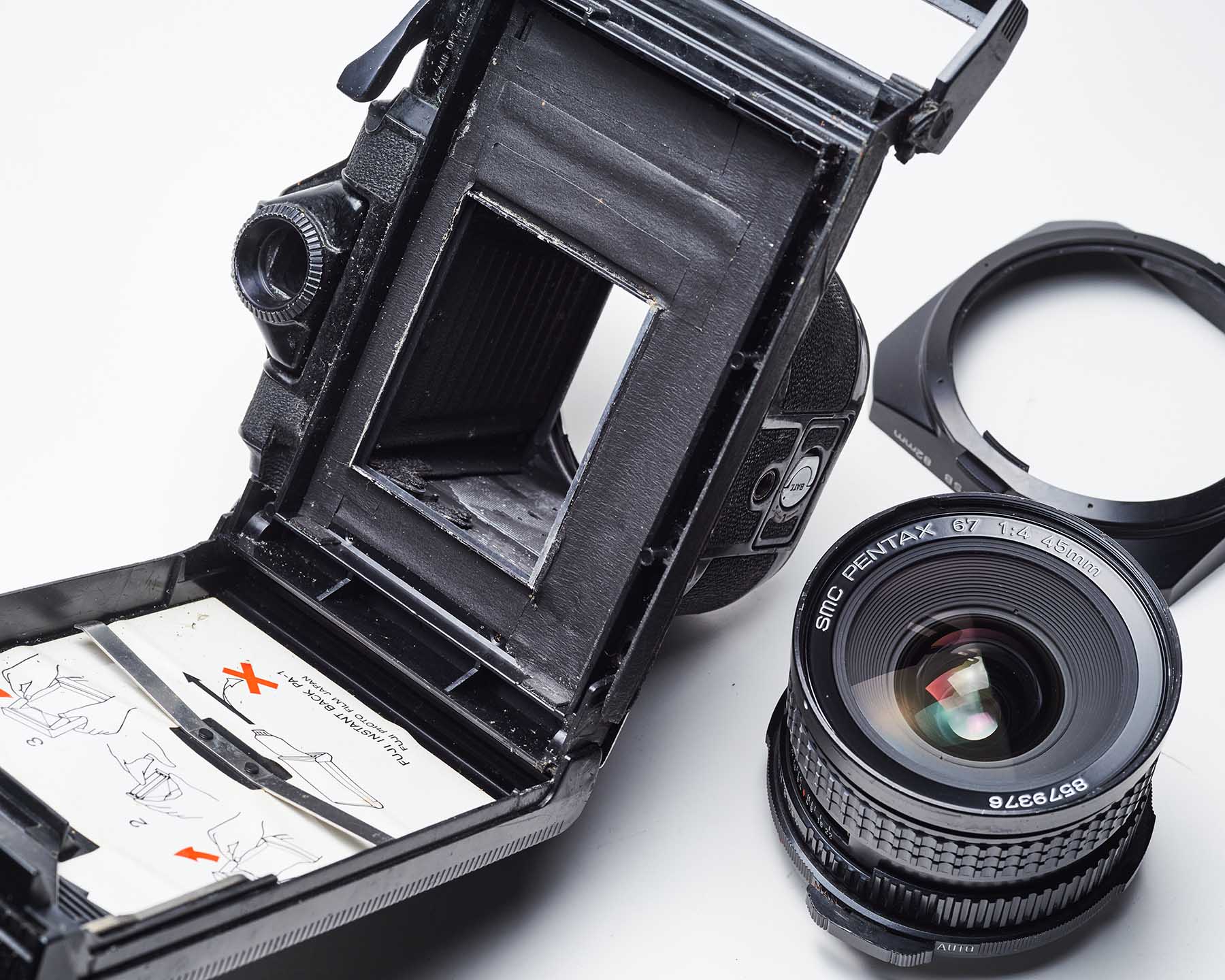 動作良好 PENTAX ペンタックス 6×7 ポラロイド改造 PENTAX67
