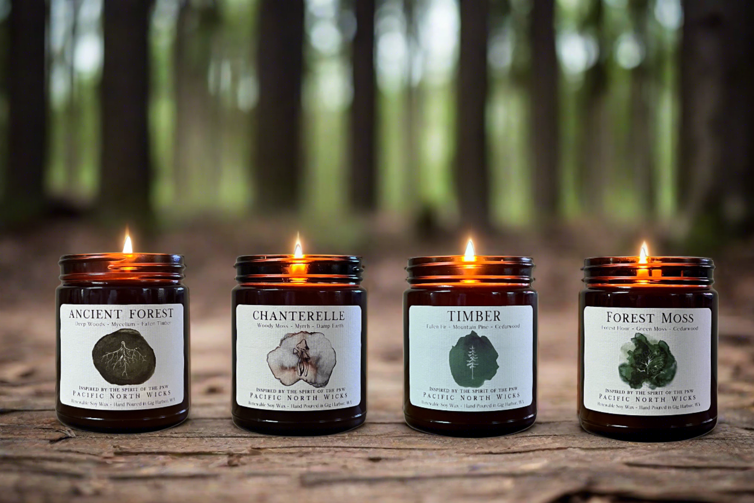 Pacific North Wicks - Candles Inspired by the Pacific Northwest