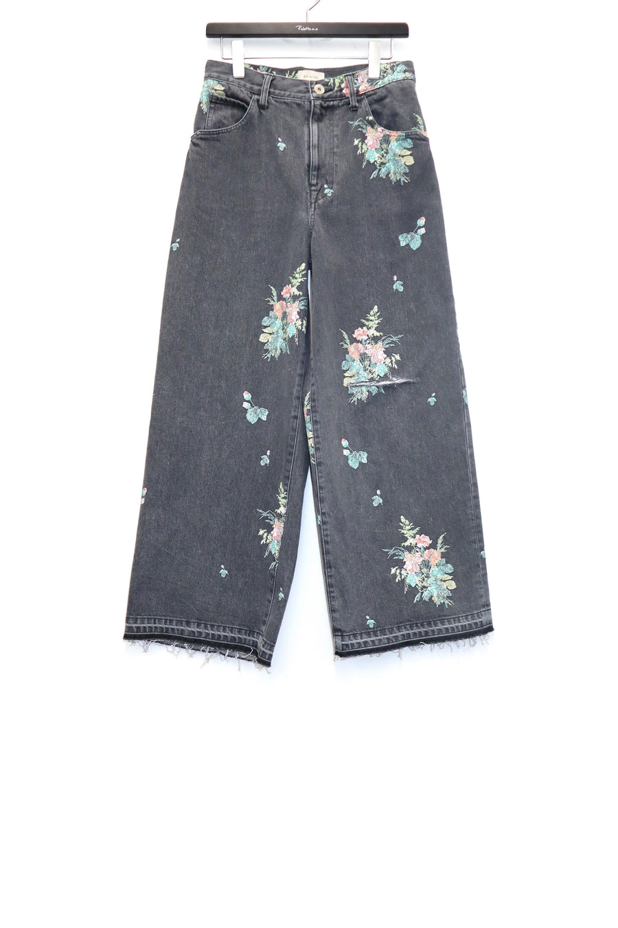 BED J.W. FORD(ベッドフォード)のDenim Wide Pants BLACKの通販