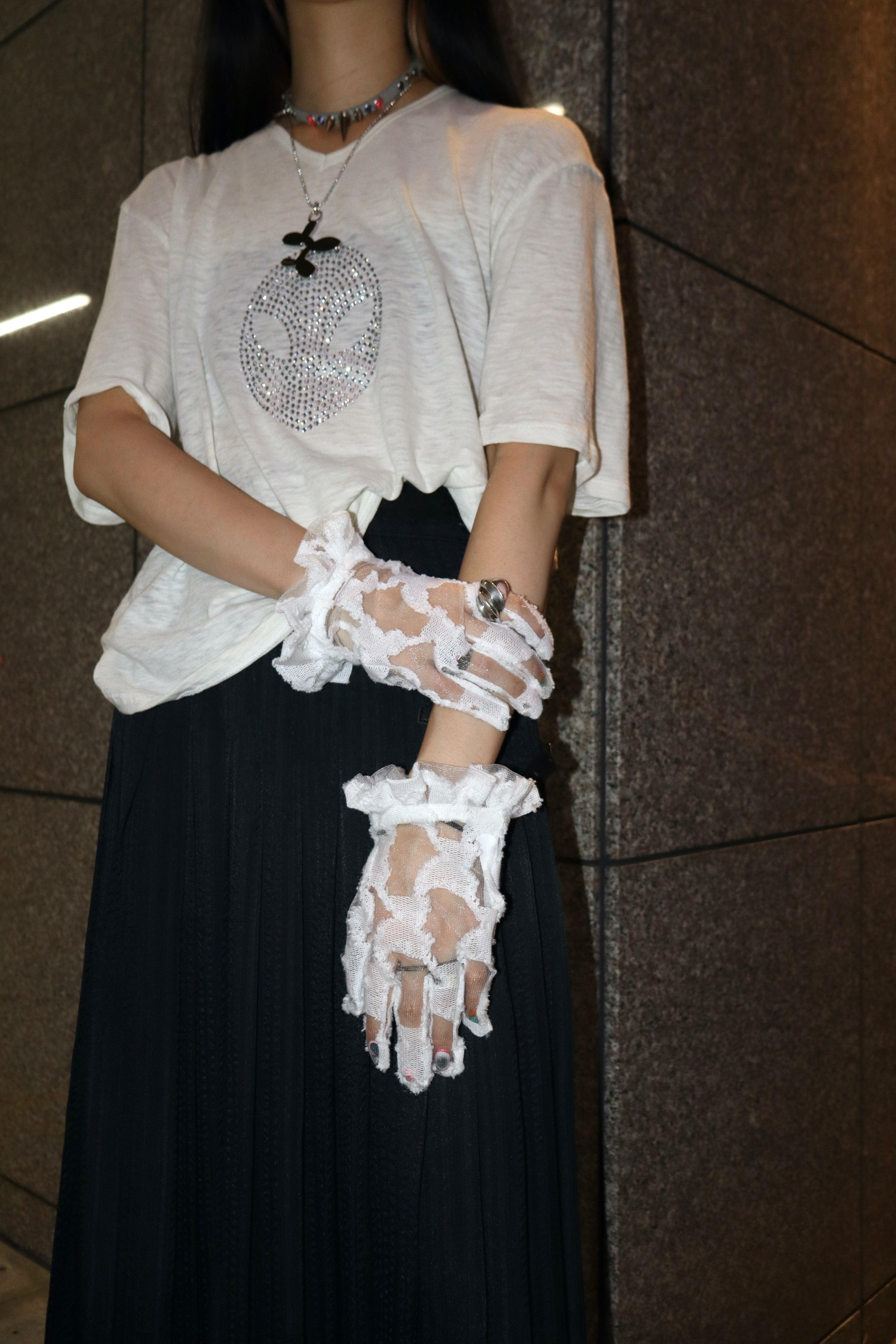 MASU(エムエーエスユー)のANGEL LACE GLOVE WHITEの通販｜PALETTE art