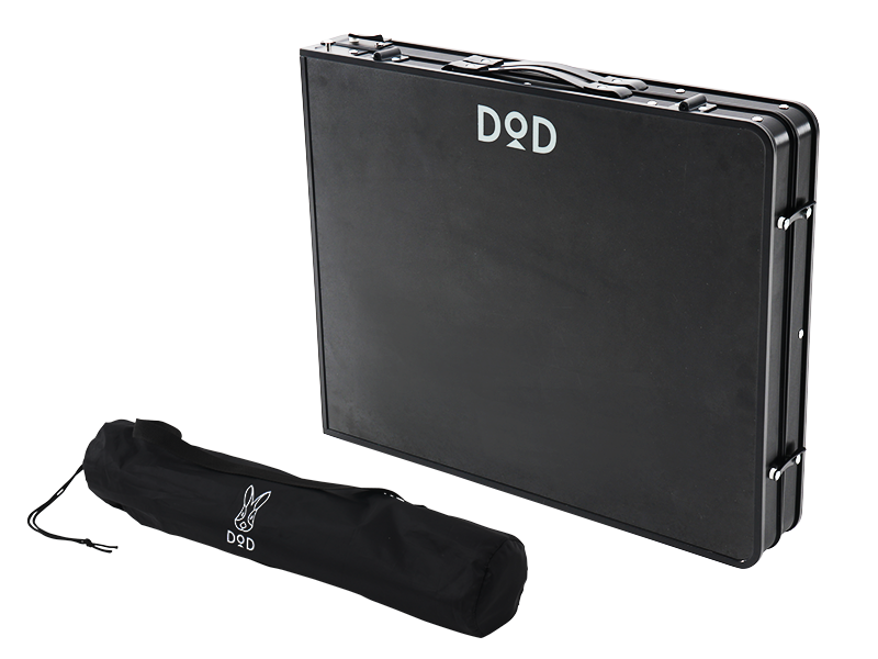 DoD キッチンテーブル クッキングキング ブラック 収納バッグ付き DOD