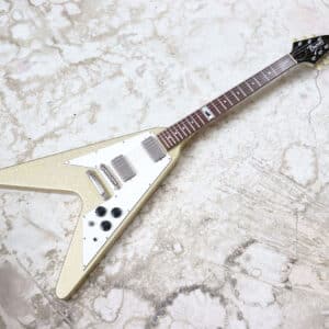 Burny LV-115KK ピンクスパークル ラルク Ken フライングV 1990s Burny