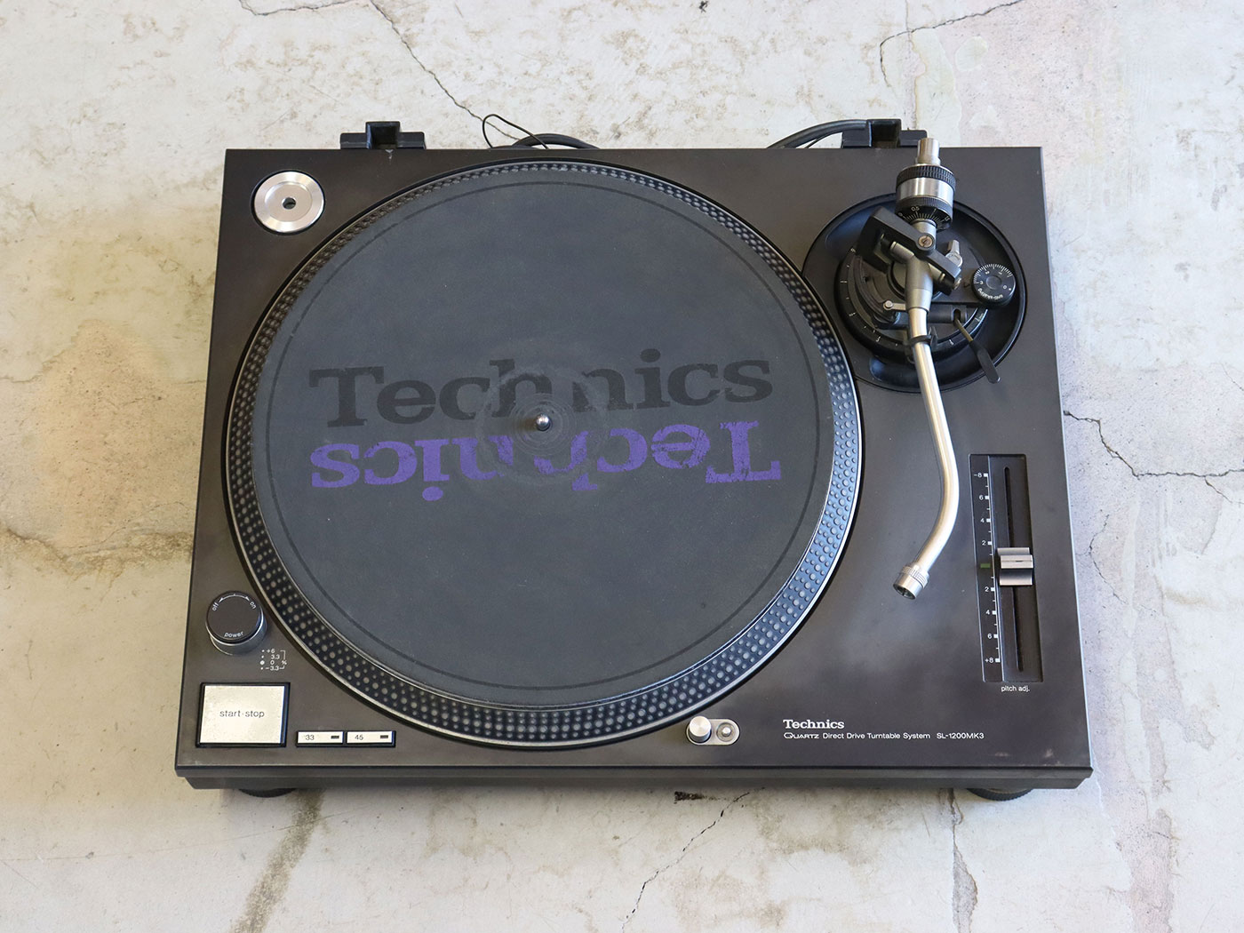 中古ターンテーブル Technics SL-1200mk3 ダイレクトドライブ 動作品