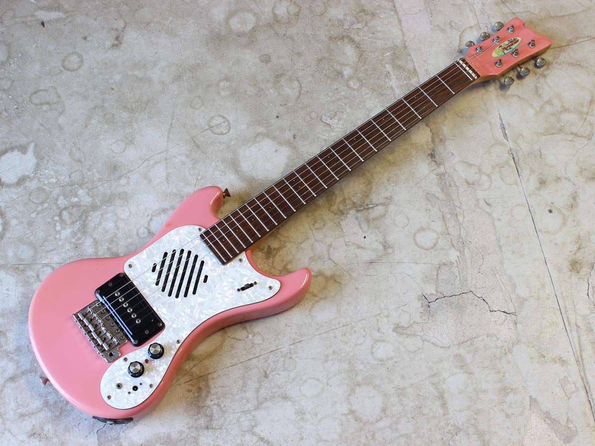 マリンライダー エレキギター サンバースト 動作OK アンプ内蔵ギター