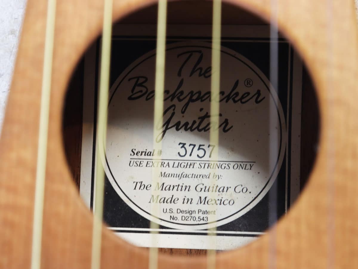 中古】Martin The Backpacker Pickup スモールヘッド トラベルギター