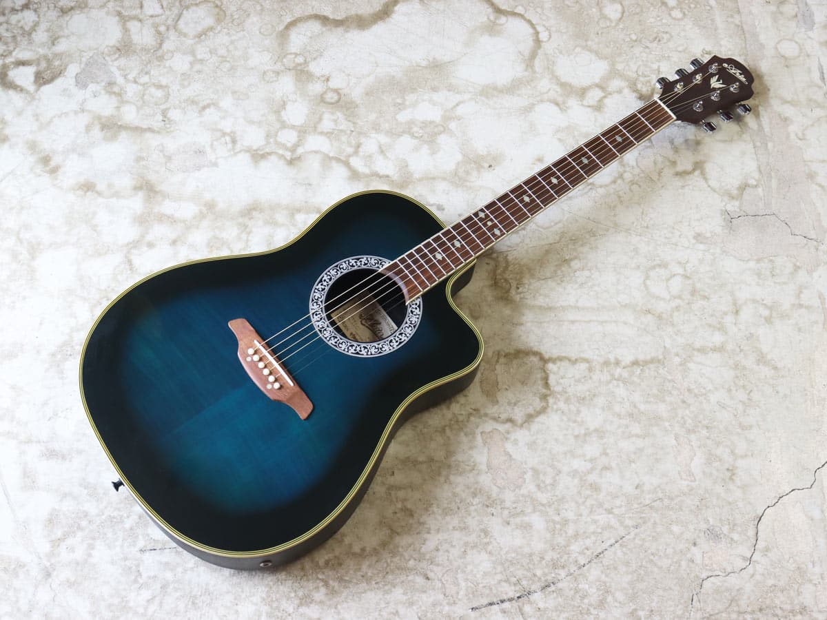 Aria】アリア エレアコ アコースティックギター AMB-35 ブルー _ ギター
