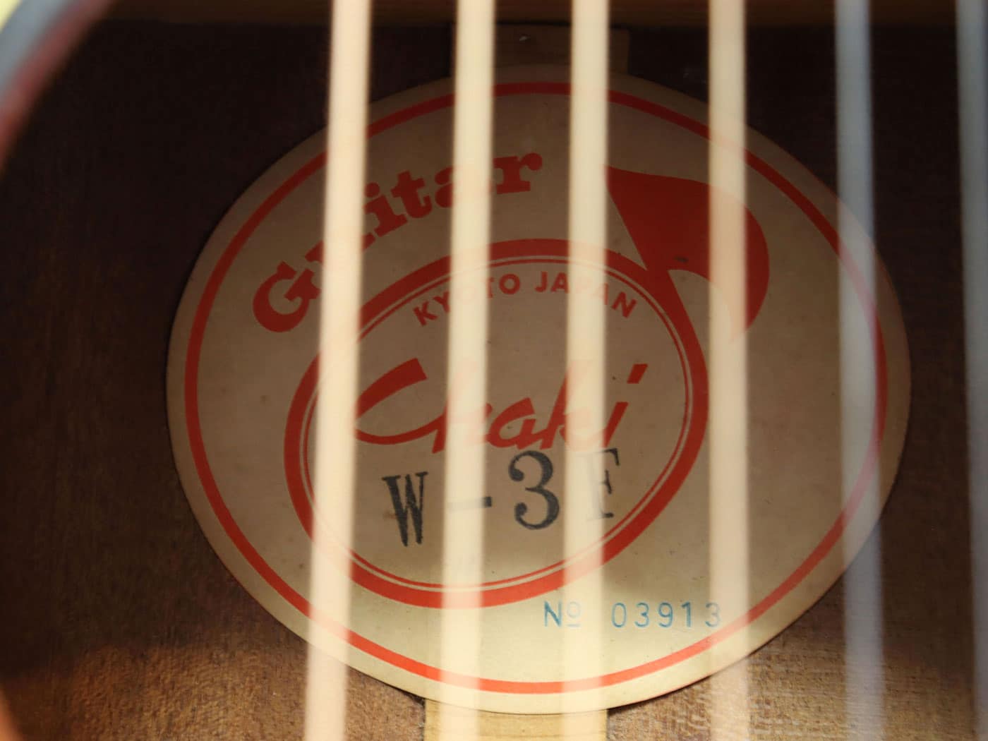 中古】Chaki W-3F 3TS アコースティックギター - 神奈川県の中古楽器店