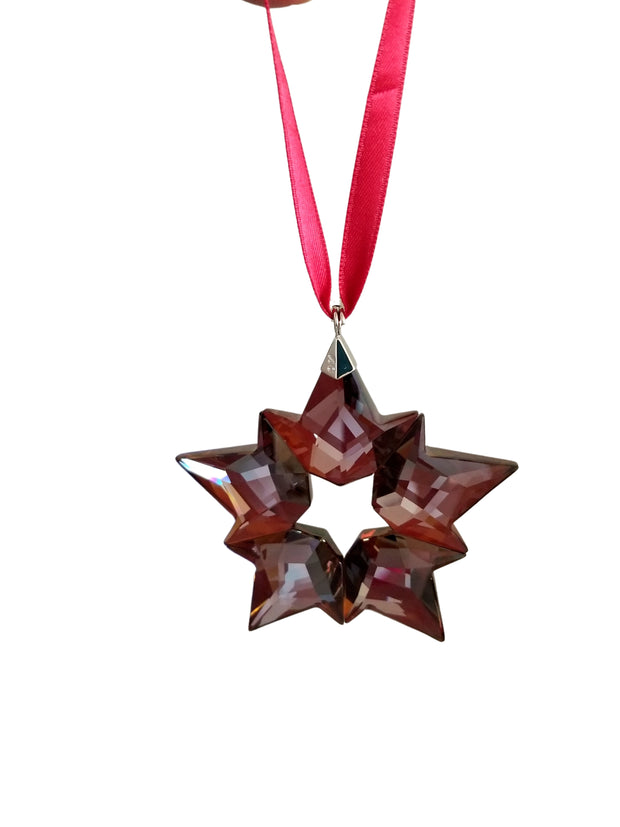 Limited Edition Swarovski Annual Crystal Red Star Ornament 2019