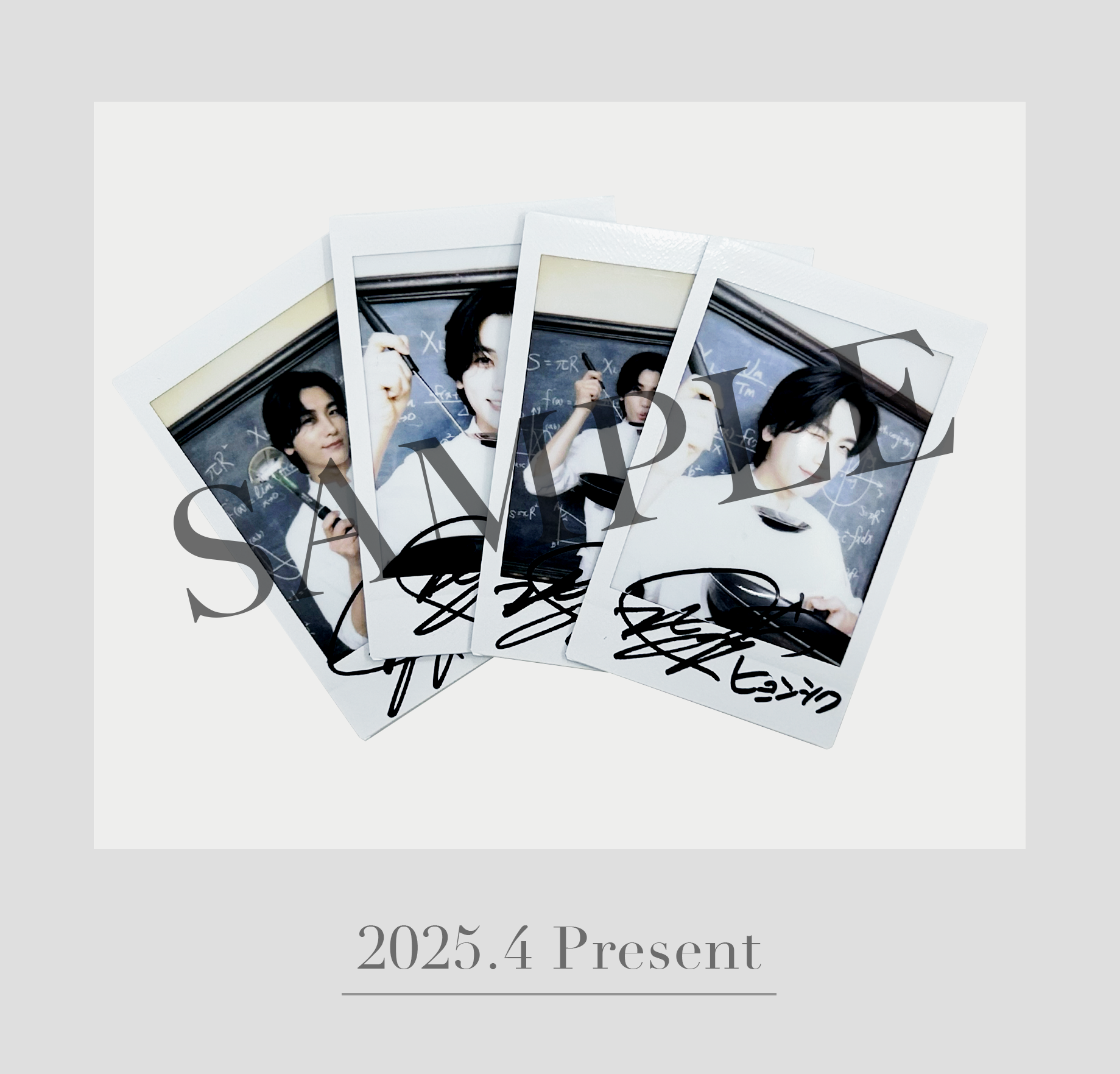 xikers 「Tsuki」直筆サインチェキ ジンシク