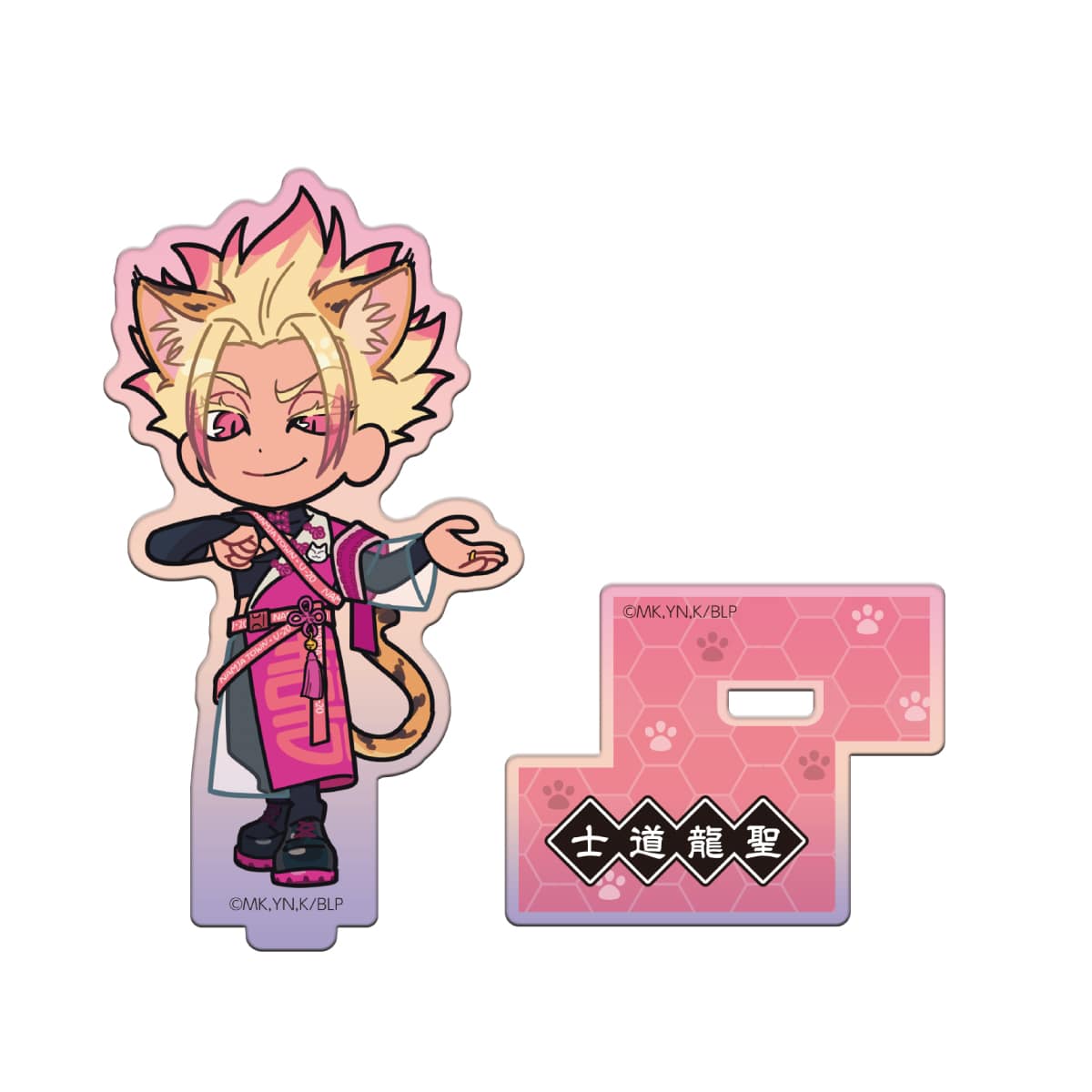 ブルーロック チャイにゃ アクリルスタンド 士道龍聖 2次販売】ブルー