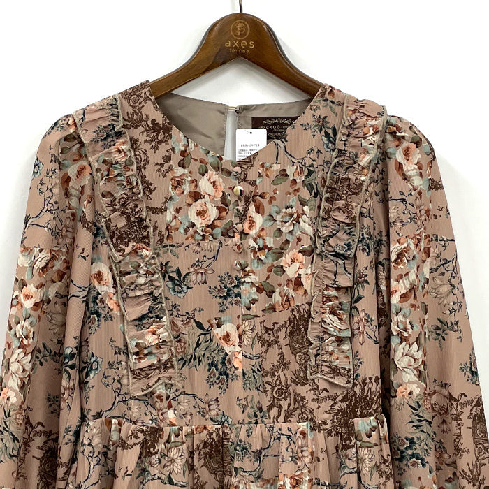 パッチワーク風花柄ワンピース – PASTEQIDOR