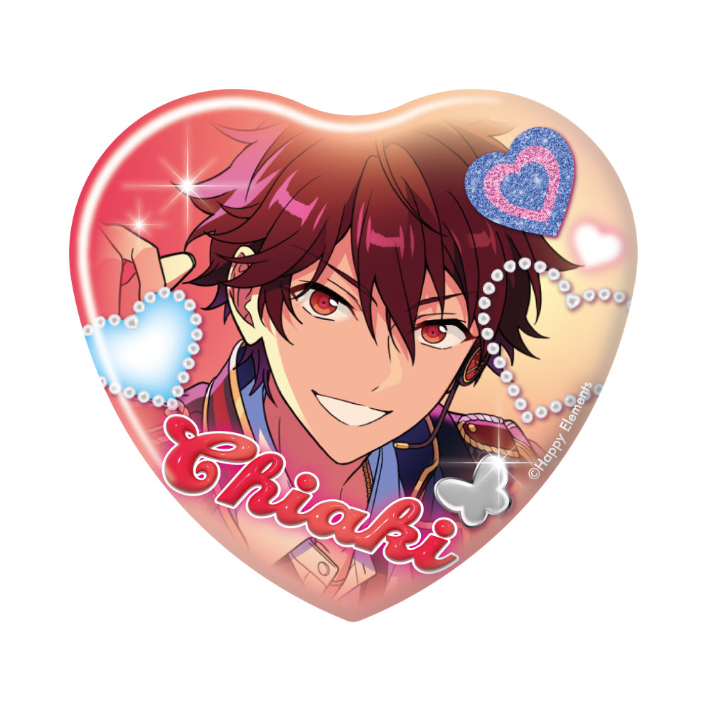 GIRA☆デコ】ハート缶バッジ（STARMAKER PRODUCTION／COSMIC