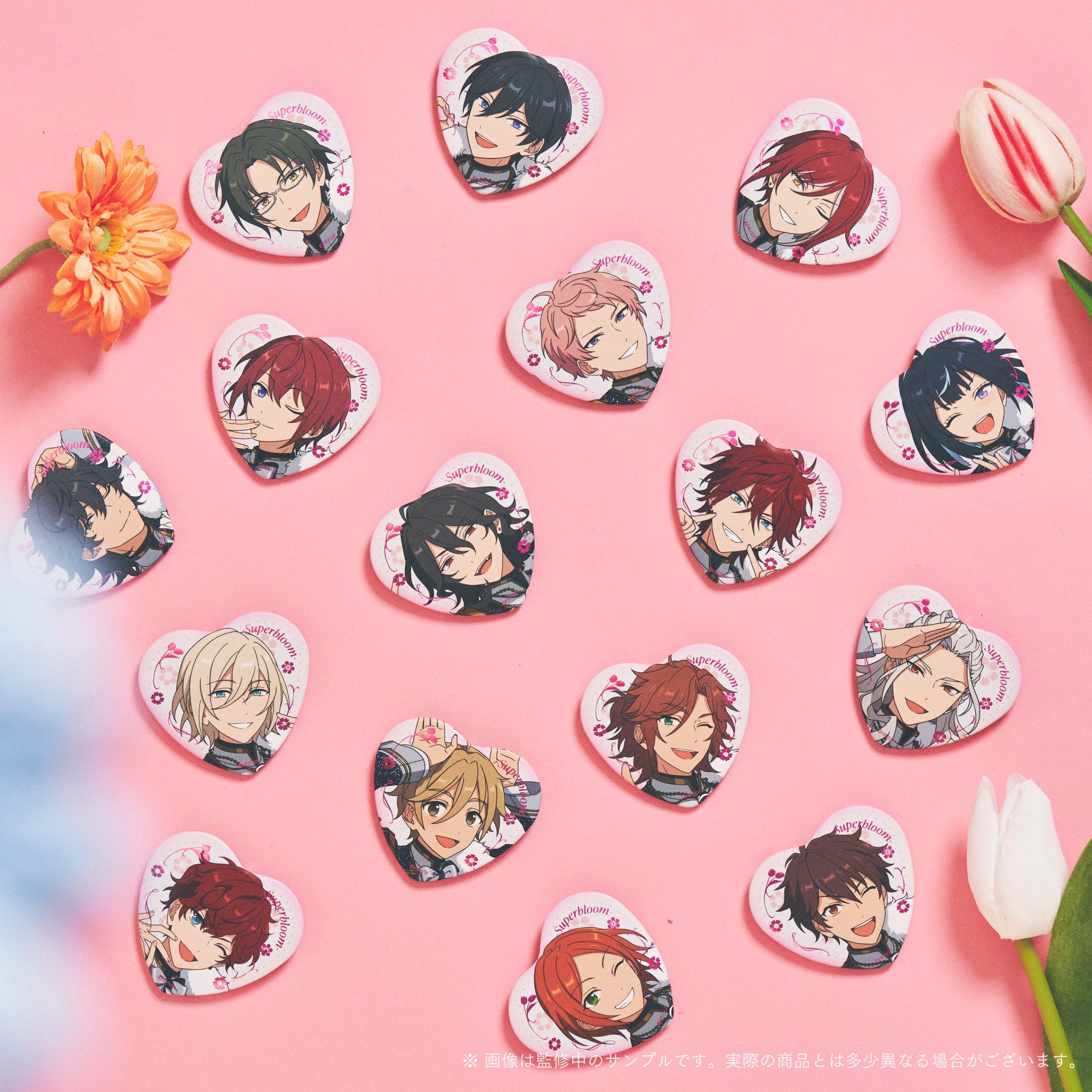 あんスタ 逆先夏目 ハートアクスタ缶バッジセット