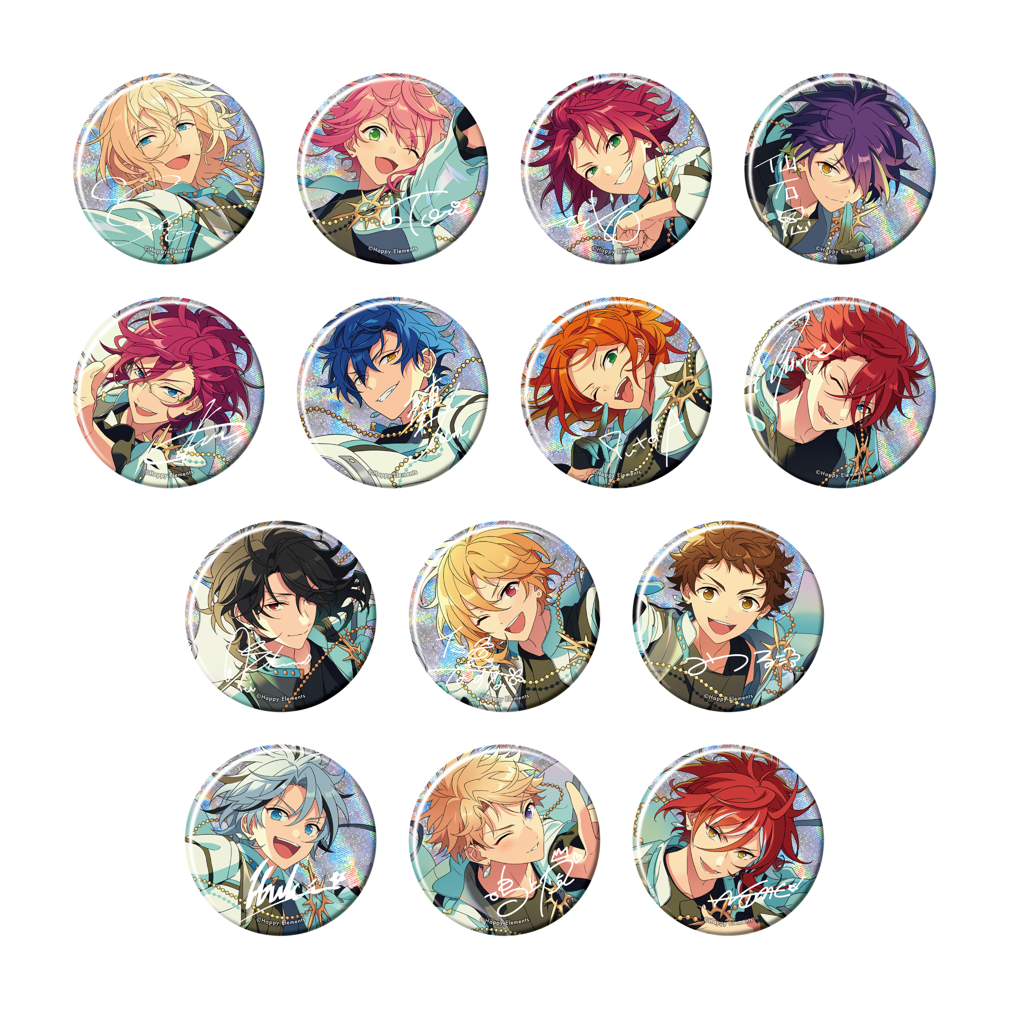 い*く様 あんスタ エスプリ 名都神無 カンナ コレ缶 缶バッジ