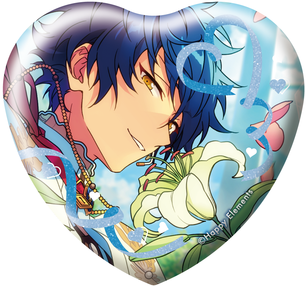 あんスタ 漣ジュン ホワイトデーハート缶バッジ pattythree