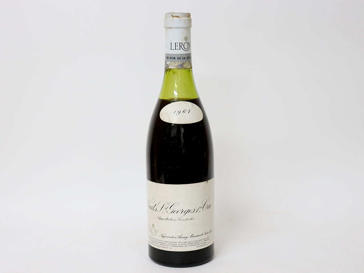 メゾン ルロワ - ニュイ サン ジョルジュ 1er クリュ 1964年」を買取