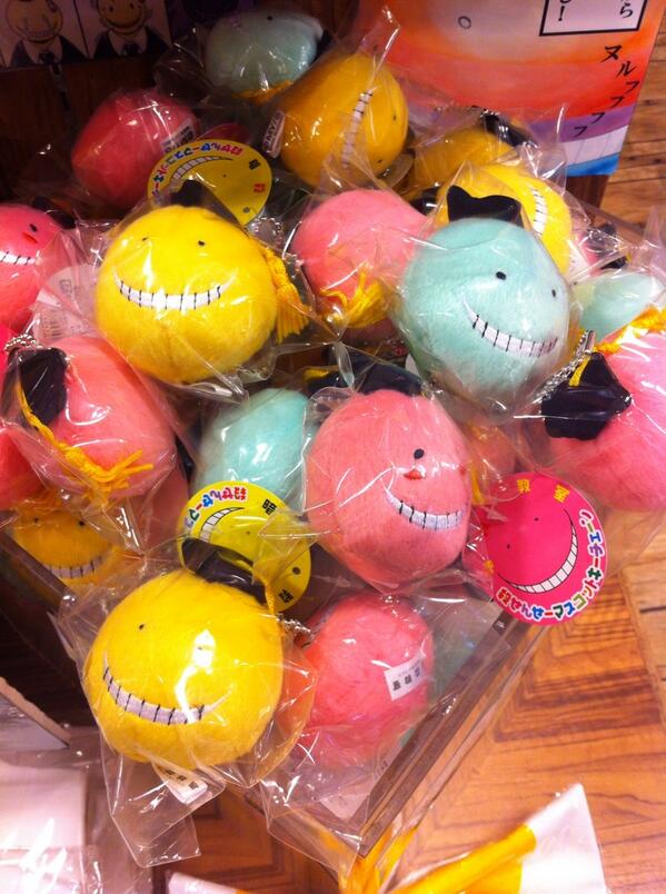 新商品！ 『暗殺教室』殺せんせーマスコットキーチェーン 700円 好評