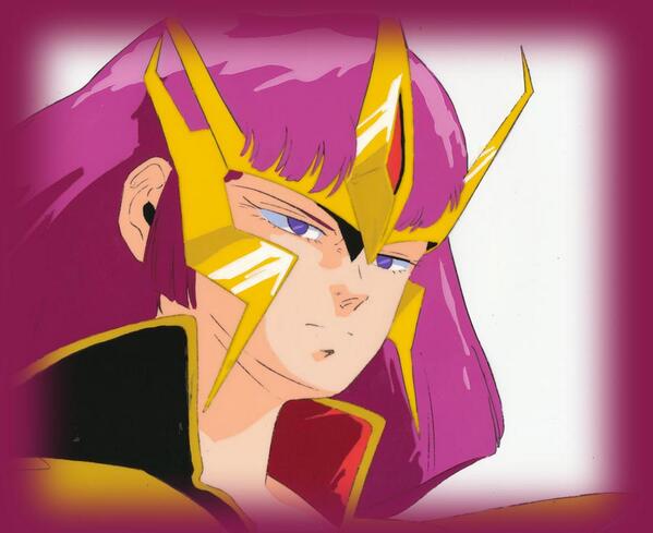 節約 ZガンダムかZZ ハマーン・カーン セル画 ガンダムZZ セル画