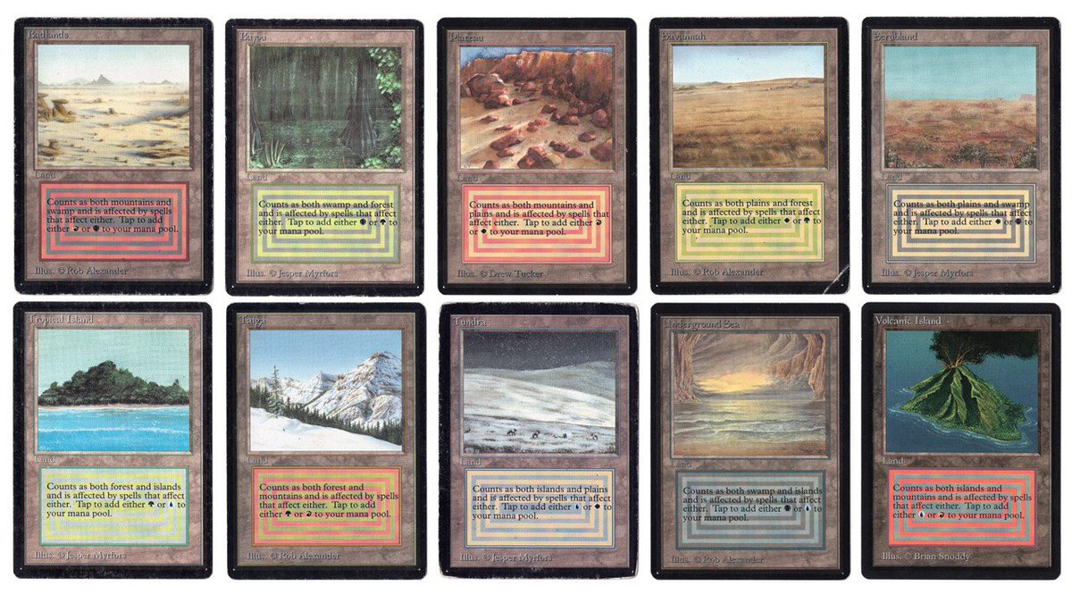 MTG bad lands イタリア語 1枚 赤黒 デュアルランド MTG bad lands