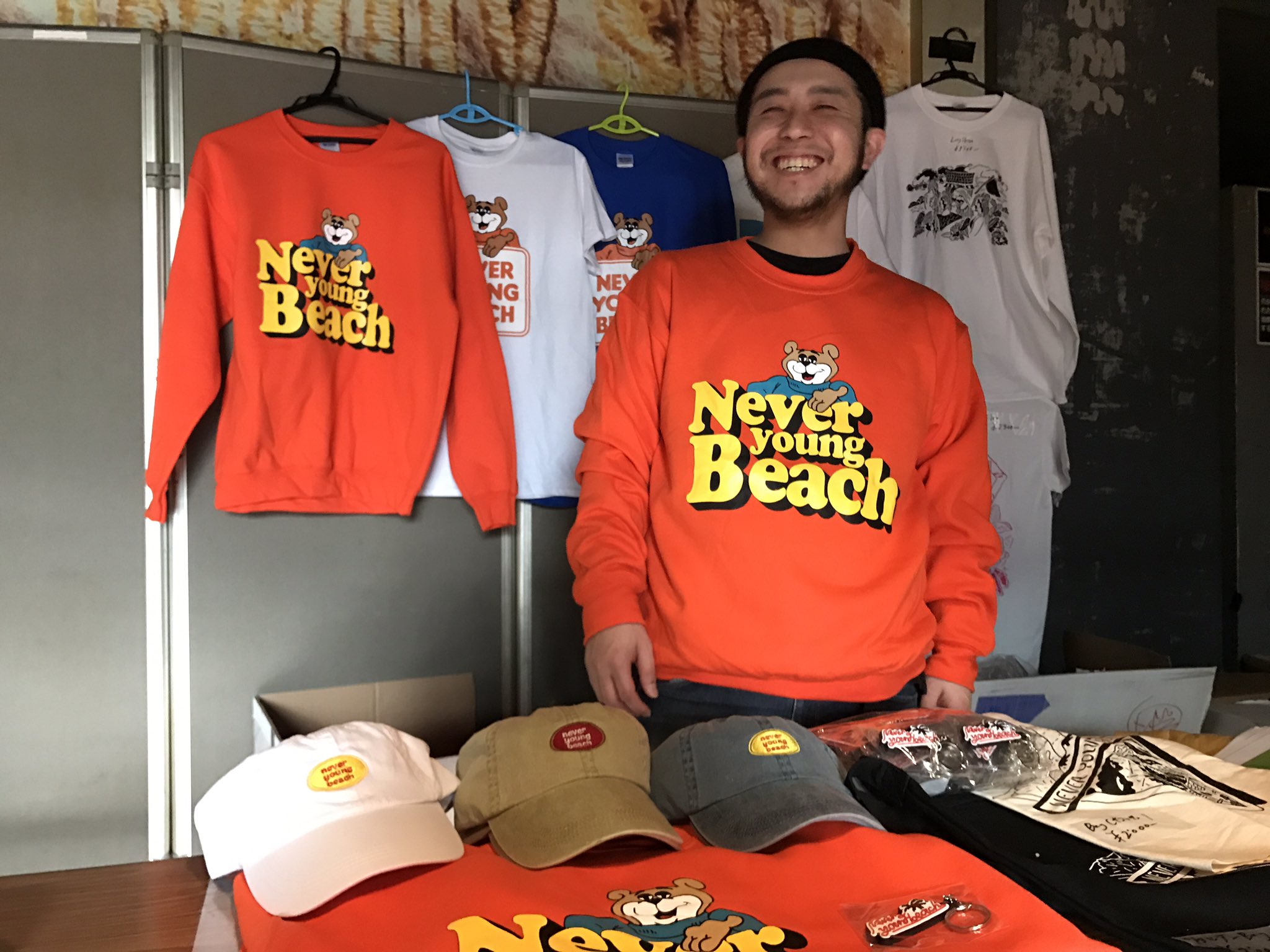 never young beach スエット Tシャツ セット XL