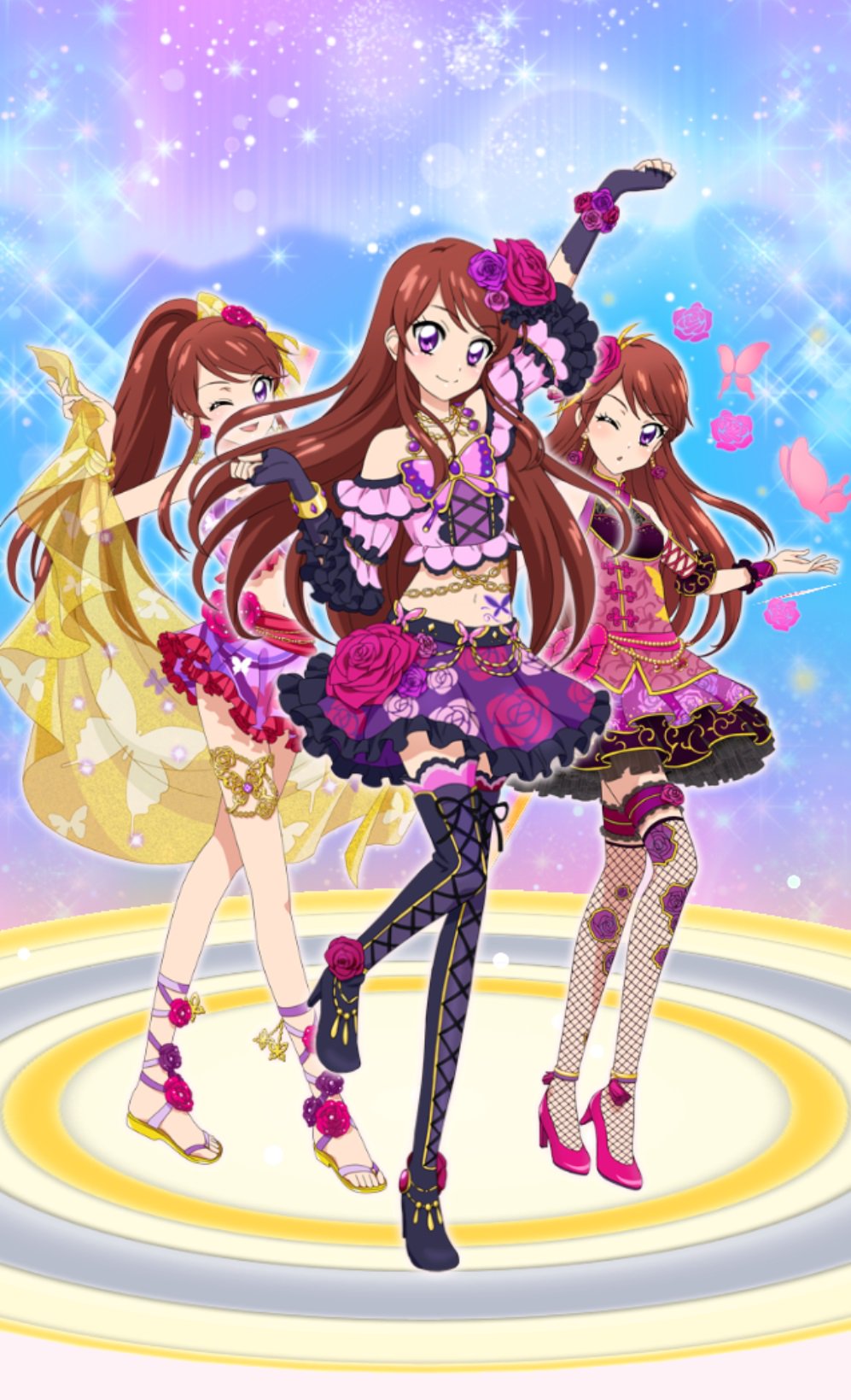 アイカツ！ ローズボンボンコーデ 紫吹蘭 排出版 ※説明欄必読 アイカツ