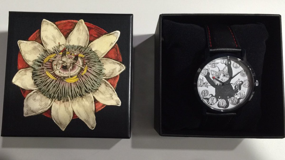 ボリス雑貨店 ヒグチユウコ 目覚まし時計 未使用 GUSTAVEくん