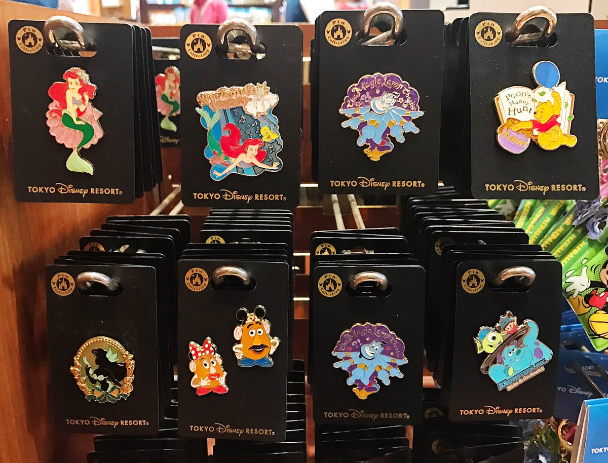 ディズニーランド アトラクション ピンバッジ