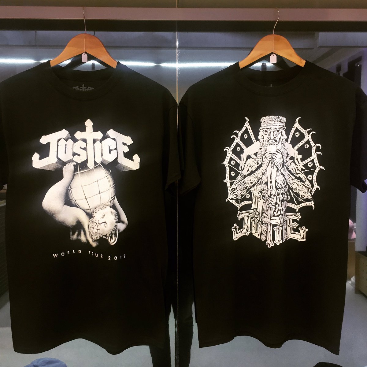 Justice WORLD TOUR '12 Tシャツ ジャスティス justice world tour