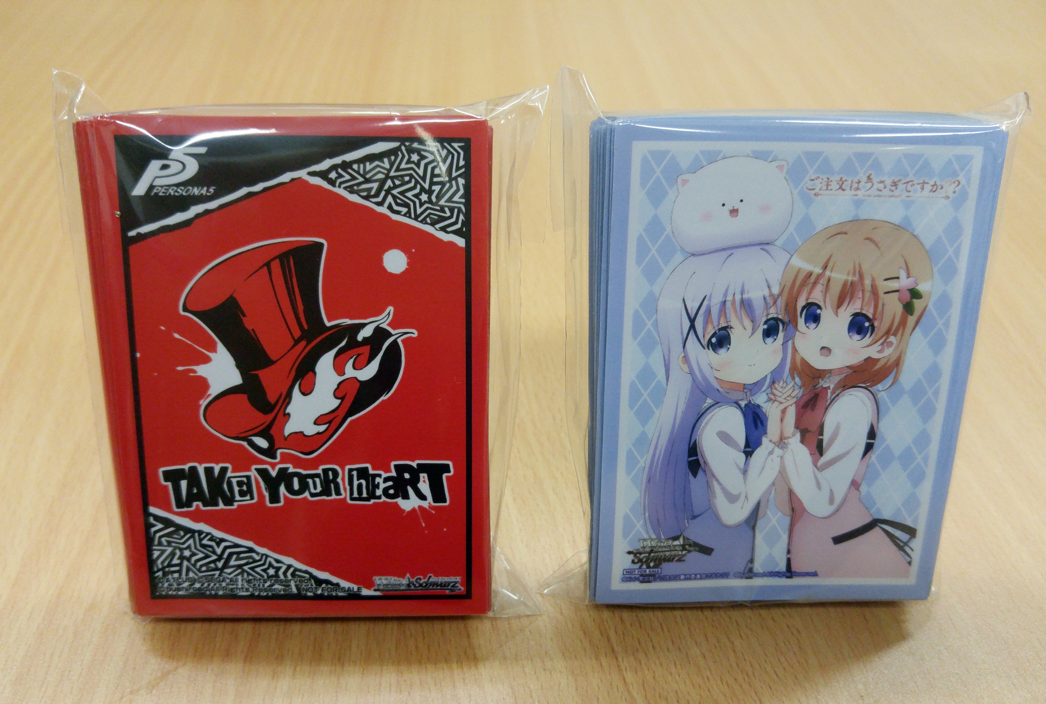 ペルソナ5 予告状 スリーブ ヴァイスシュヴァルツ金銀キャンペーン 55