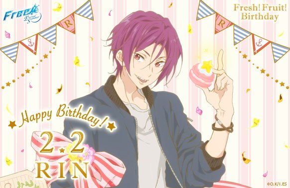 Free! 松岡凛 Birthday Free! 松岡凛 バースデー 缶バッジ 2018 セール