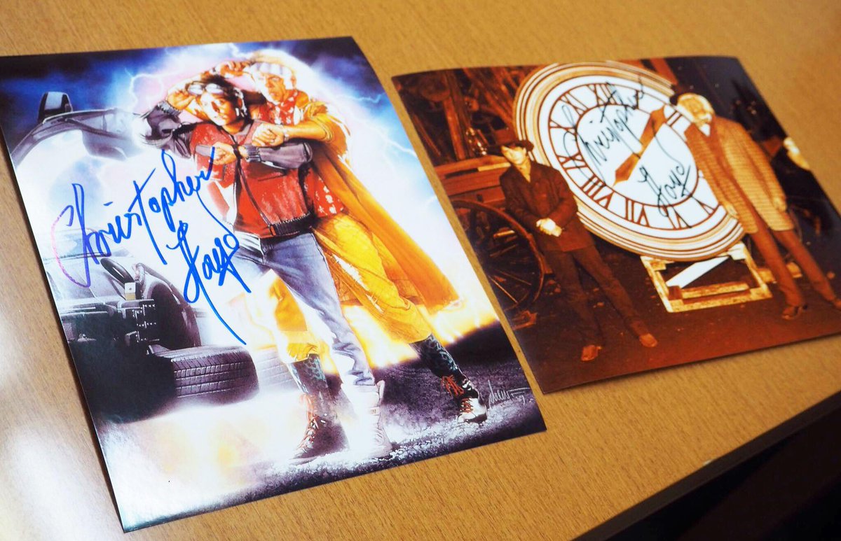 クリストファー・ロイド氏直筆サイン入り数量限定】「バック・トゥ・ザ