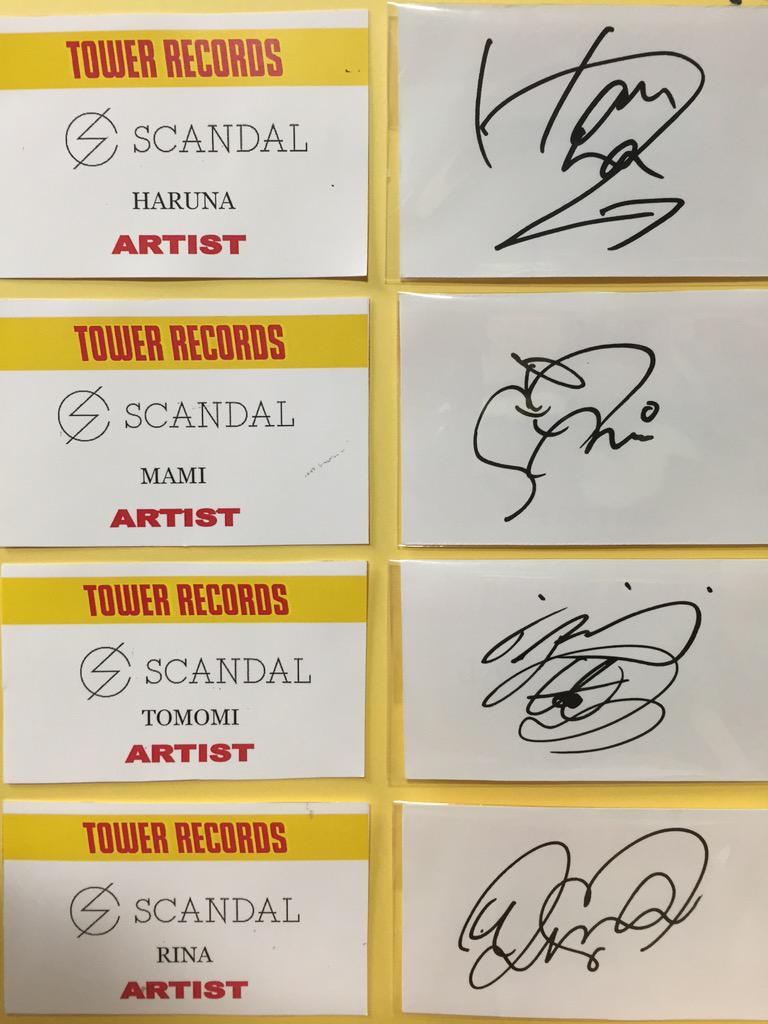 SCANDAL TOMOMI ジッポ&サイン入りポストカード