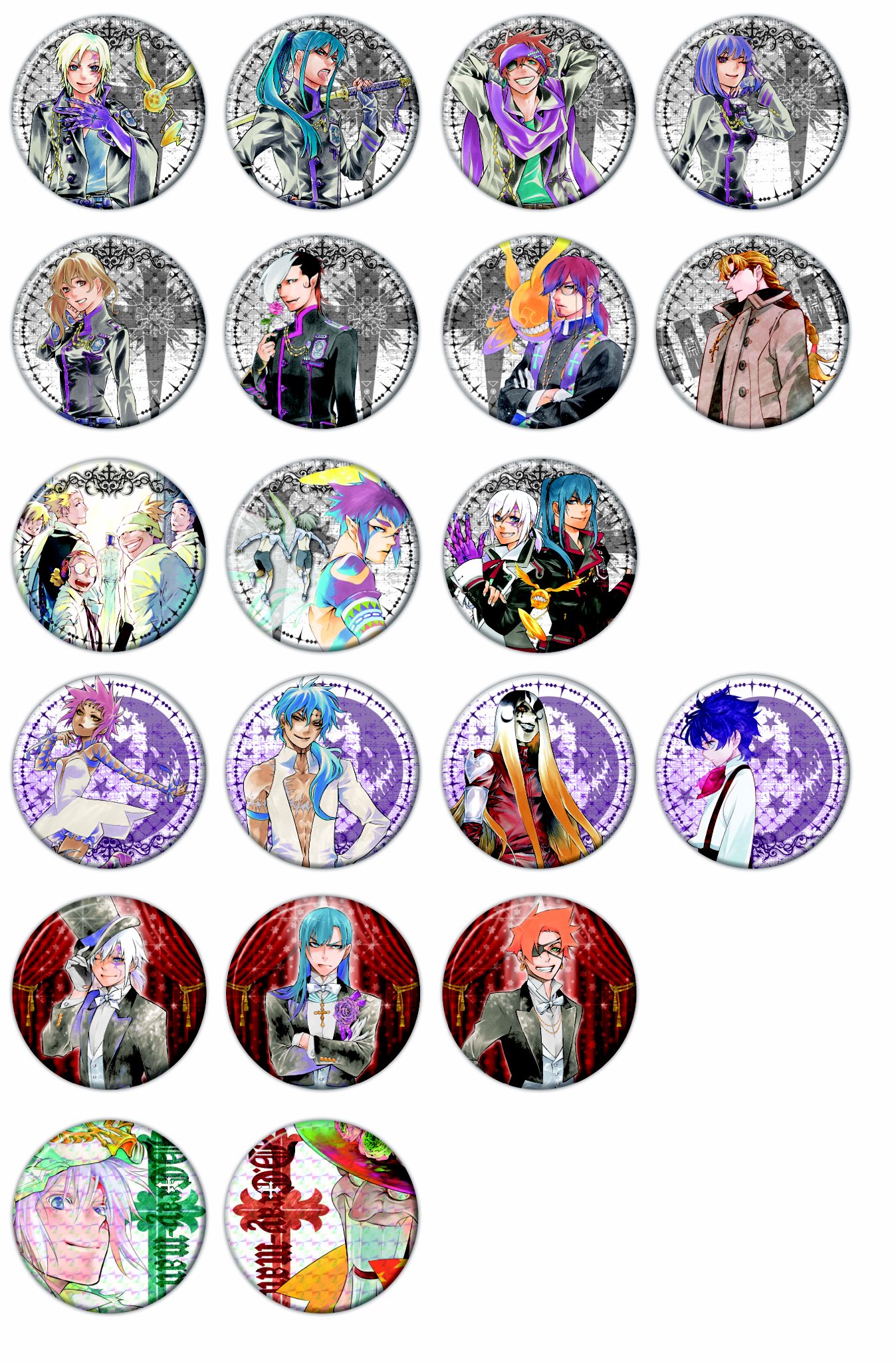 D.Gray-man アートコースター 第1弾 BOX 全種セット D.Gray-man アート